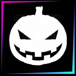 Plantilla Calabaza | Tatuaje Temporal Halloween | Glitter Tattoo Spain