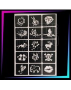 Low Cost Stencils for Temporary Tattoos | Glitter Tattoo Spain